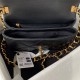 Chanel FLAP BAG Lambskin & Gold-Tone Metal AS3499 Black A