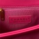 Chanel FLAP BAG Lambskin & Gold-Tone Metal AS3499 Red A