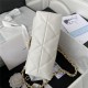 Chanel FLAP BAG Lambskin & Gold-Tone Metal AS3499 White A