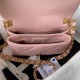 Chanel SMALL FLAP BAG Lambskin & Gold-Tone Metal AS3498 Pink A