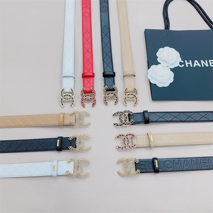 Chanel BELT Lambskin 30MM 12256