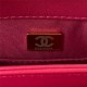 Chanel SMALL FLAP BAG Lambskin & Gold-Tone Metal AS3498 Red A