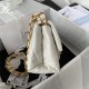 Chanel SMALL FLAP BAG Lambskin & Gold-Tone Metal AS3498 White A