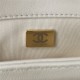 Chanel SMALL FLAP BAG Lambskin & Gold-Tone Metal AS3498 White A