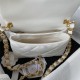 Chanel SMALL FLAP BAG Lambskin & Gold-Tone Metal AS3498 White A