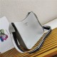 Prada hobo bag Leather 1BC073 Grey High