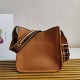 Prada hobo bag Leather 1BC073 Brown High