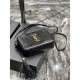 LOU CAMERA BAG IN CROCODILE-EMBOSSED SHINY LEATHER High