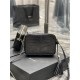 LOU CAMERA BAG IN CROCODILE-EMBOSSED SHINY LEATHER High