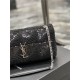 JAMIE MEDIUM CHAIN BAG "CARRÉ RIVE GAUCHE" IN SEQUINS AND SEQUINED TWEED High