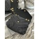 LOULOU MEDIUM BAG IN Y-QUILTED SUEDE AND SHEARLING High