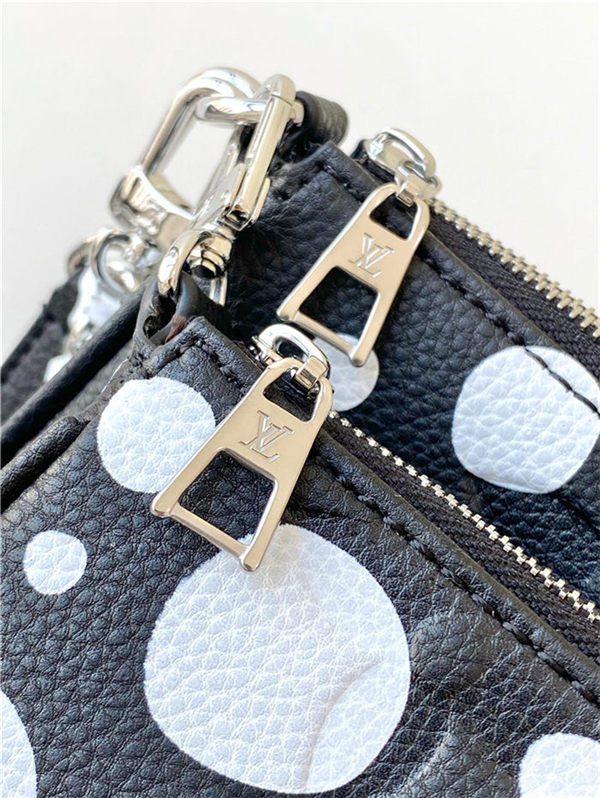 Louis Vuitton MULTI POCHETTE ACCESSOIRES LV x YK Embossed grained Monogram Empreinte cowhide leather with Infinity Dots print M46410 High