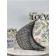 LOEWE Luna bag in Anagram jacquard and classic calfskin Black High