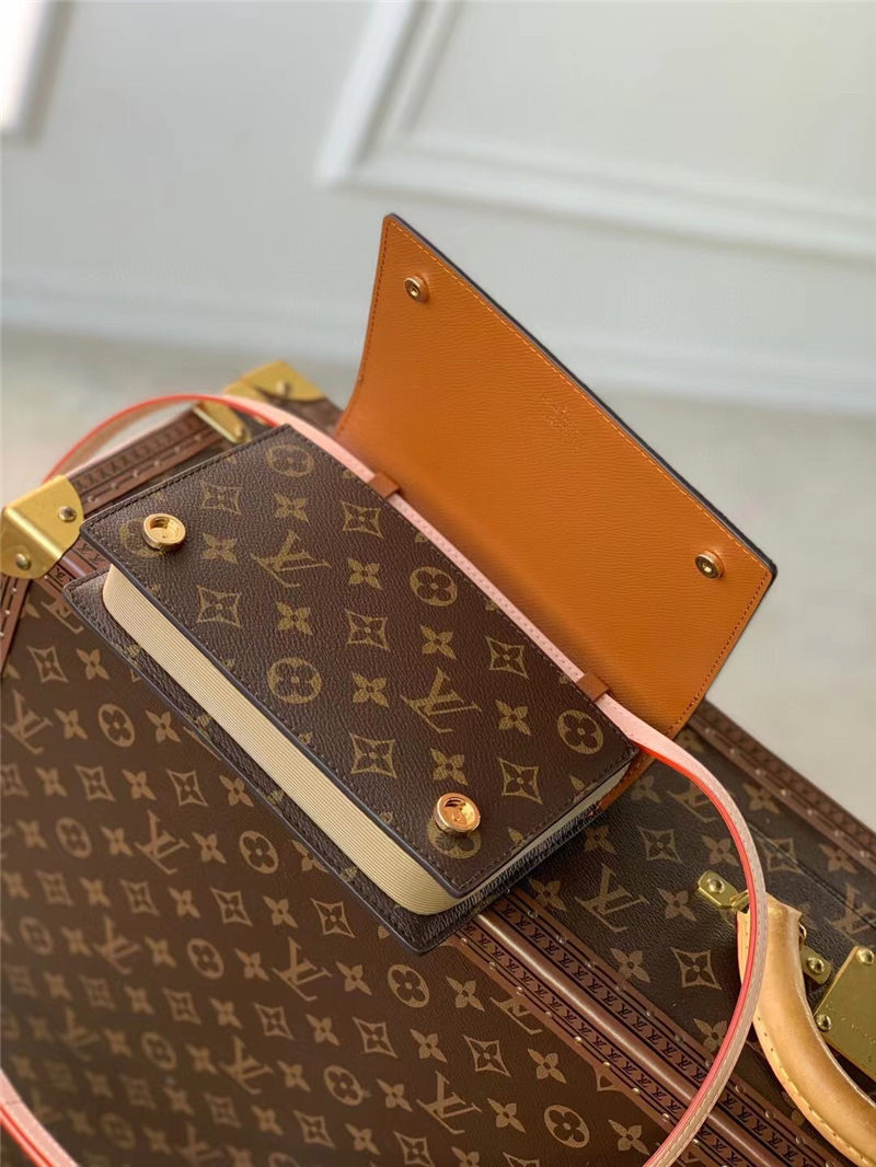 Louis Vuitton BOOK CHAIN WALLET Monogram Reverse coated canvas M81830 High