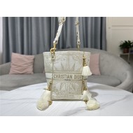 Dior SMALL D-BUBBLE BUCKET BAG Rêve d'Infini Embroidery Gold High