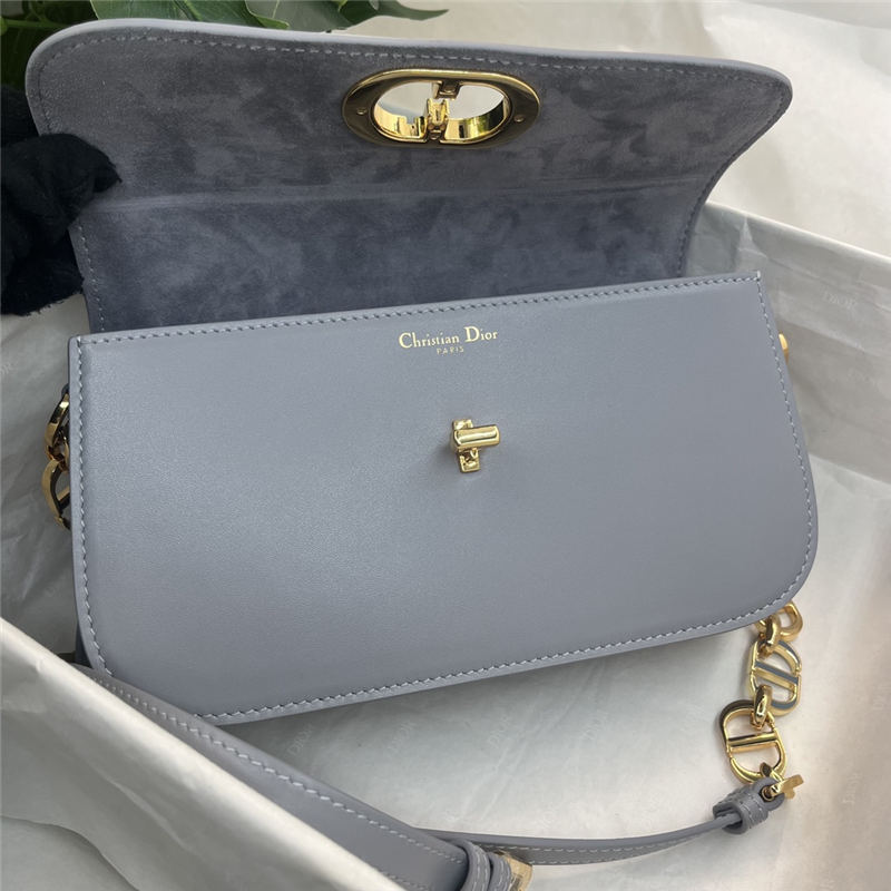 30 MONTAIGNE AVENUE BAG Box Calfskin Grey High