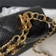 Chanel Wallet on Chain AP3019 Grained Calfskin & Gold-Tone Metal Black A