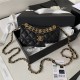 Chanel Wallet on Chain AP3021 Grained Calfskin & Gold-Tone Metal Black A