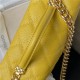 Chanel SMALL VANITY CASE Grained Calfskin & Gold-Tone Metal AS3729 Yellow A