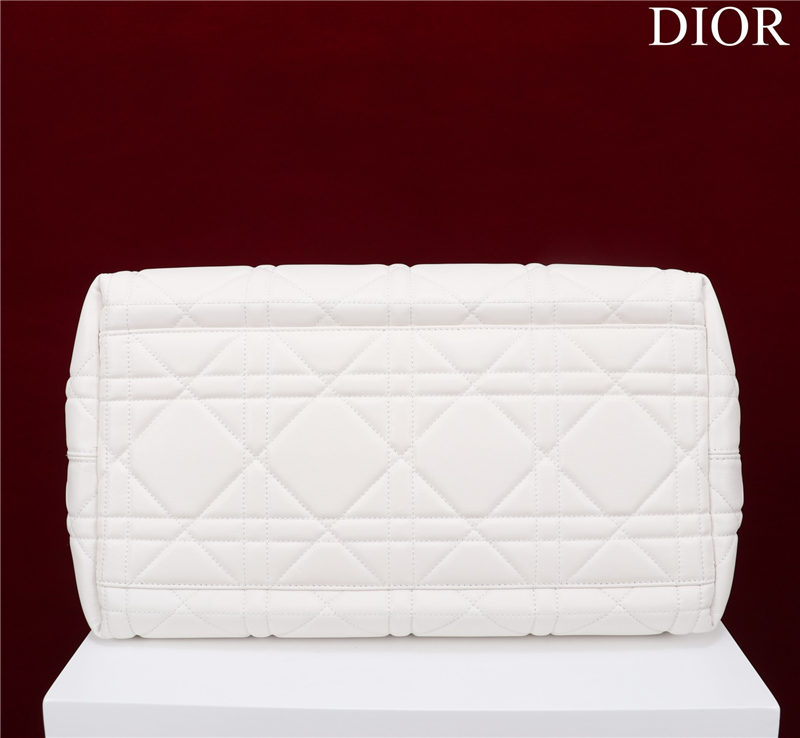 Dior LARGE SHOPPING TOTE Gold-Metal White High