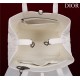 Dior LARGE SHOPPING TOTE Pewter-Metal White High