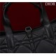 Dior LARGE SHOPPING TOTE Pewter-Metal Black High