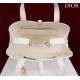 Dior SMALL SHOPPING TOTE Gold-Metal White High