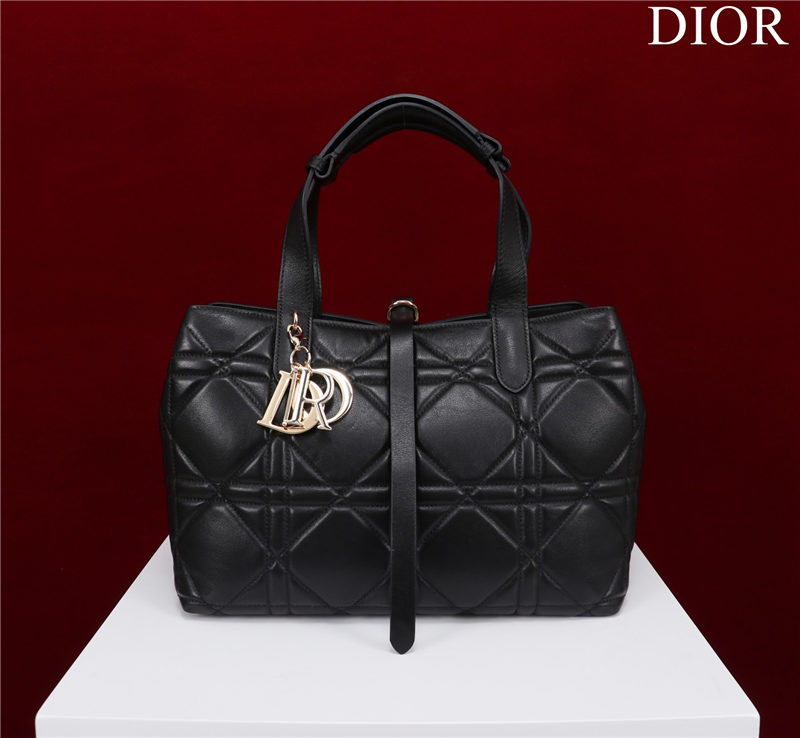 Dior SMALL SHOPPING TOTE Gold-Metal Black High