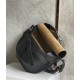 Small Gate Dual bag in soft calfskin Black High