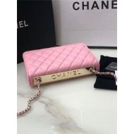 Chanel WALLET ON CHAIN AP2897 Lambskin & Gold-Tone Metal AP2897 Pink A