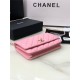 Chanel WALLET ON CHAIN Lambskin & Gold-Tone Metal AP2897 Pink A