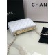 Chanel WALLET ON CHAIN Lambskin & Gold-Tone Metal AP2897 White A