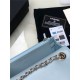 Chanel WALLET ON CHAIN AP2897 Lambskin & Gold-Tone Metal AP2897 Blue A