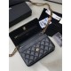 Chanel WALLET ON CHAIN AP2897 Grained Calfskin & Gold-Tone Metal AP2897 Black A