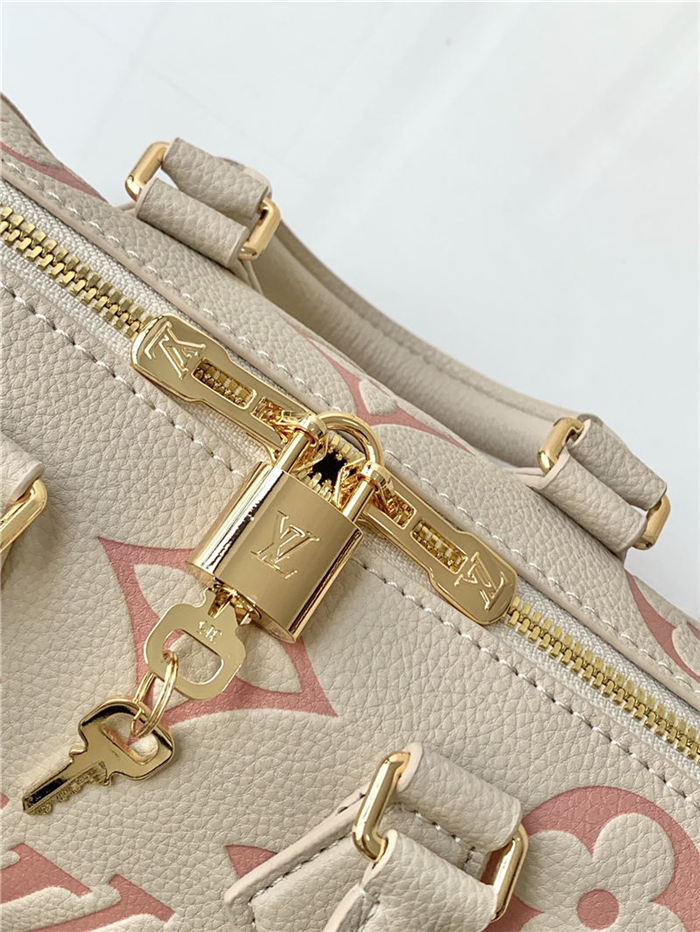 Louis Vuitton SPEEDY BANDOULIÈRE 20 Embossed grained cowhide leather M58953 High