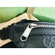 GG Embossed belt bag 658582 Black High