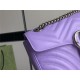 GG Marmont small matelassé shoulder bag Purple 443497High