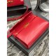 MANHATTAN SHOULDER BAG IN BOX SAINT LAURENT LEATHER Red High