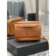 NIKI CAMERA BAG IN SMOOTH LEATHER Caramel High