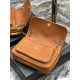 NIKI CAMERA BAG IN SMOOTH LEATHER Caramel High