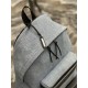 YSL CITY BACKPACK IN CANVAS, NYLON AND LEATHER High