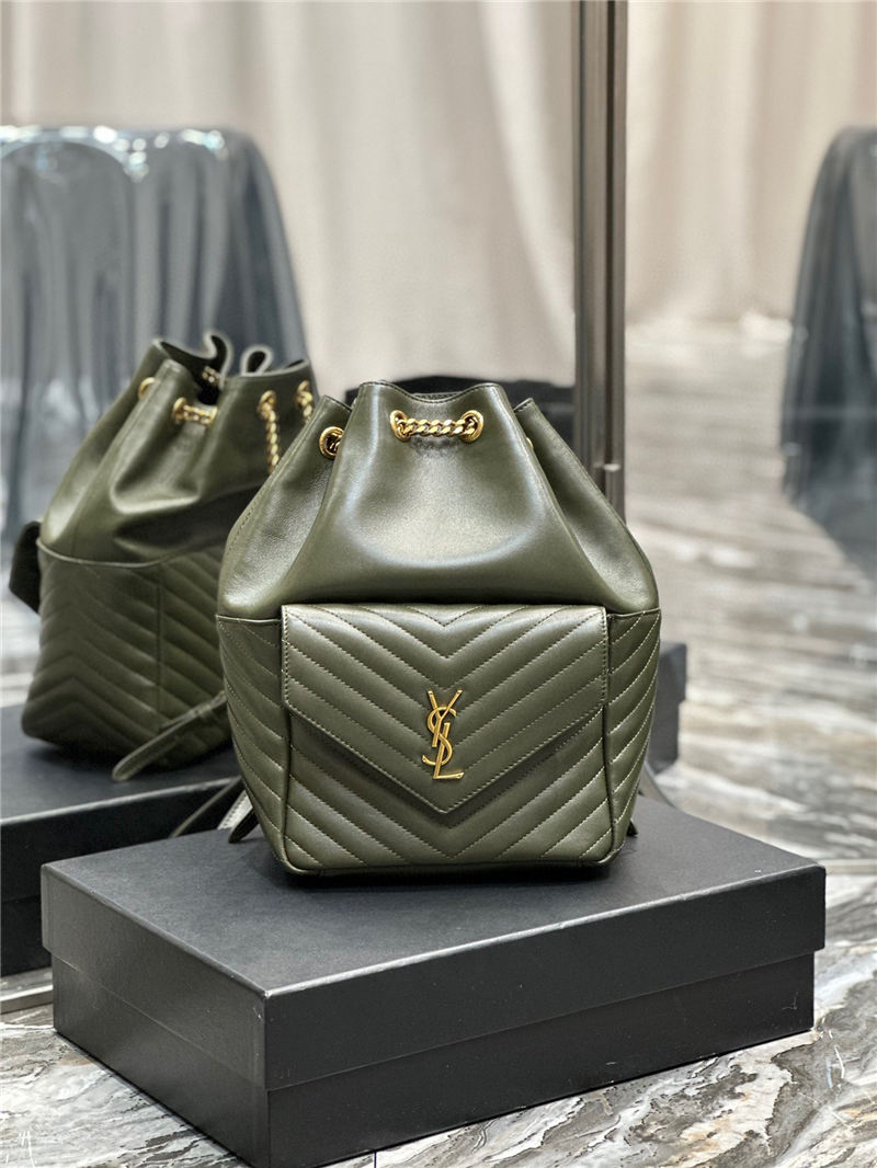 YSL JOE BACKPACK IN Lambskin Green High