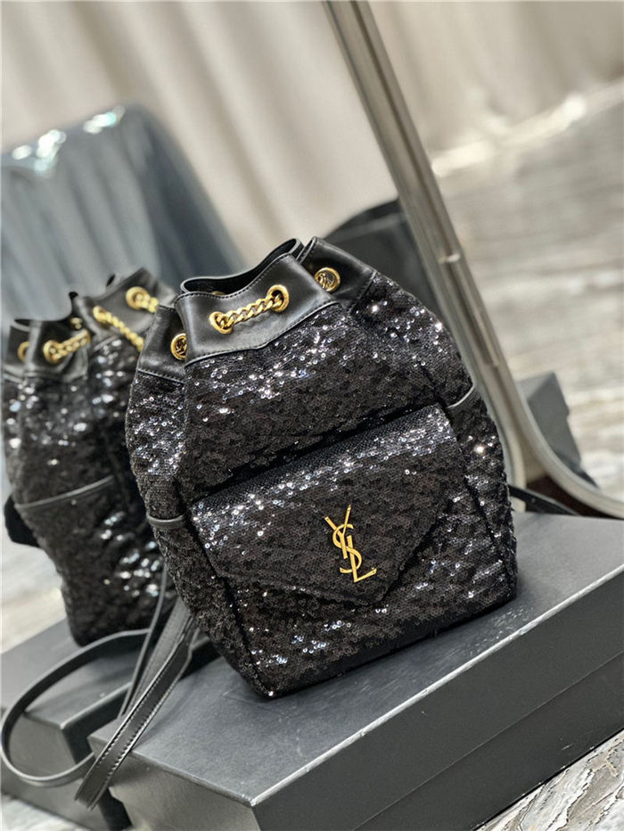 YSL JOE BACKPACK IN Sequins and Leather High