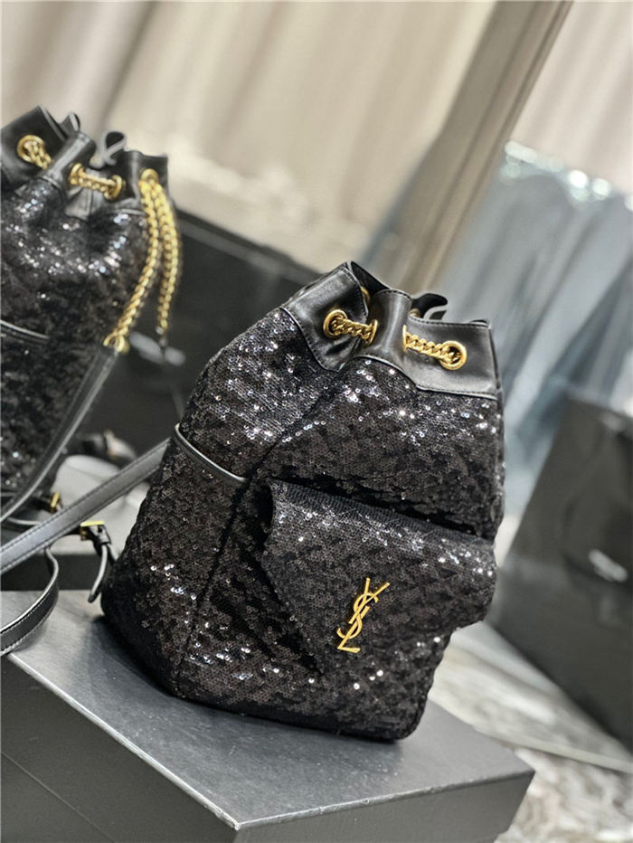 YSL JOE BACKPACK IN Sequins and Leather High