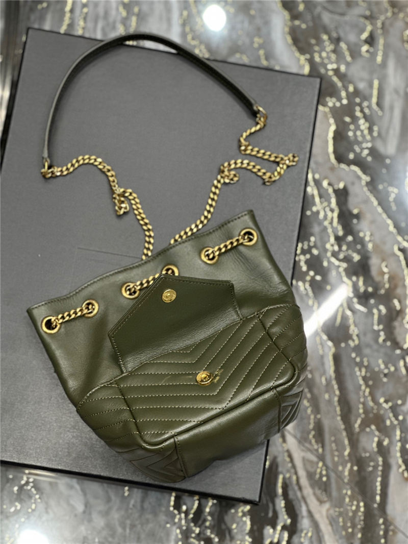 YSL JOE MINI BACKPACK IN Lambskin Green High