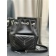 YSL JOE MINI BACKPACK IN Lambskin Black-Silver High