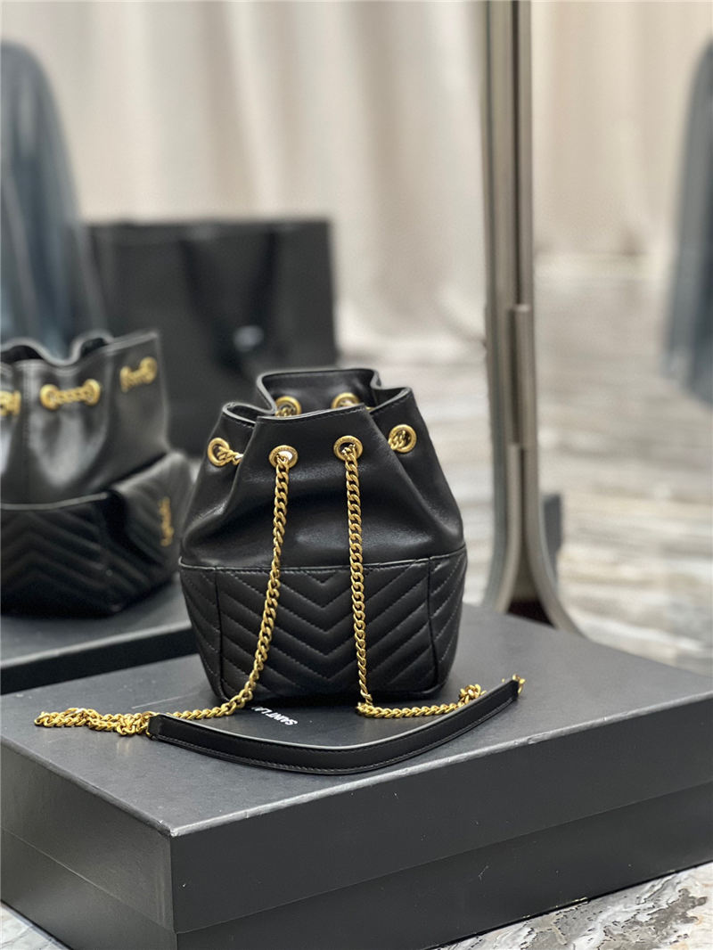 YSL JOE MINI BACKPACK IN Lambskin Black High