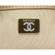 Large Chanel 19 Flap Bag Tweed Gold-Tone Beige High