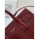 CLASSIC SAC DE JOUR NANO IN Crocodile Burgundy High