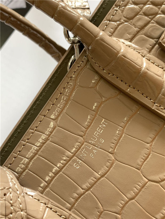 CLASSIC SAC DE JOUR NANO IN Crocodile Beige High